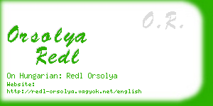 orsolya redl business card